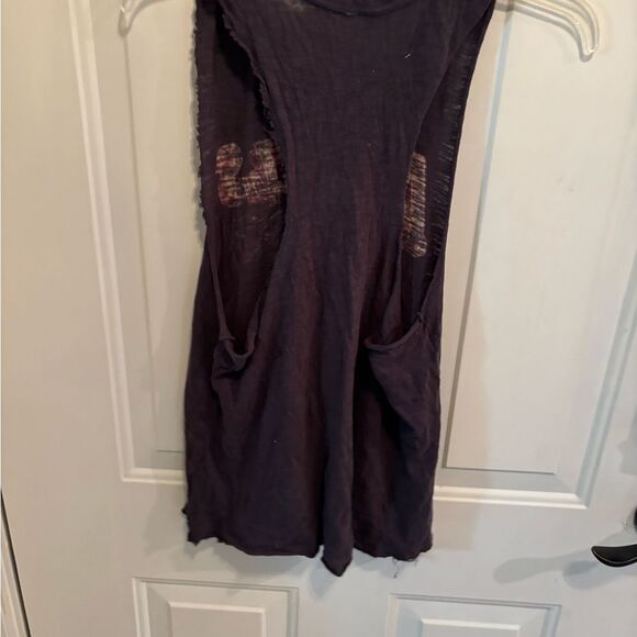 RARE Spell&the Gypsy Angels Ride High Distressed Sleeveless Tee - Picture 9 of 9